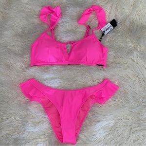 Hot Pink Kendall & Kylie Bikini Set NWT